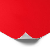 vlag van Hongkong Poster (Hoek)