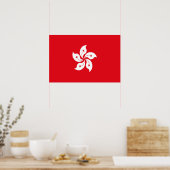 vlag van Hongkong Poster (Keuken)