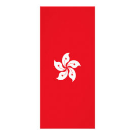 vlag van Hongkong Reclamekaart