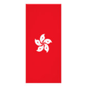vlag van Hongkong Reclamekaart (Achterkant)