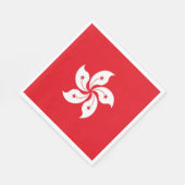 vlag van Hongkong Servet (Hoek)