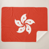 Vlag van Hongkong Sherpa Deken (Voorkant (horizontaal))