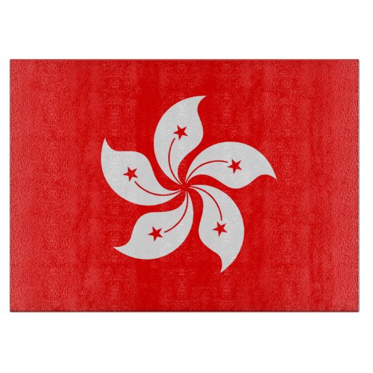Vlag van Hongkong Snijplank (Voorkant)