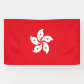 vlag van Hongkong Spandoek (Horizontaal)