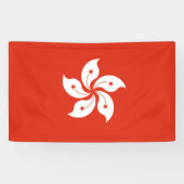vlag van Hongkong Spandoek (Horizontaal)