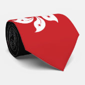 Vlag van Hongkong Stropdas (Opgerold)