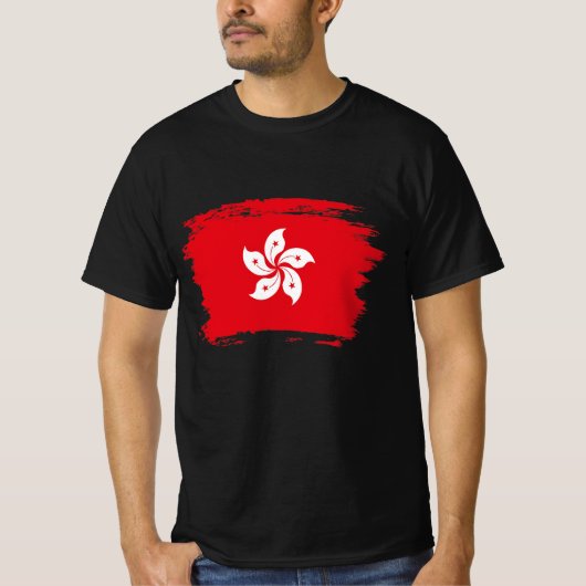 vlag van Hongkong T-shirt (Voorkant)