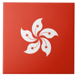 Vlag van Hongkong Tegeltje