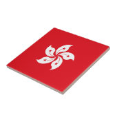 vlag van Hongkong Tegeltje (Zijkant)