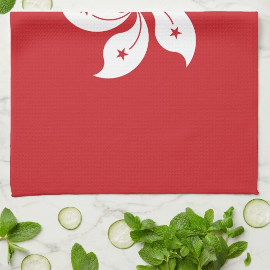 Vlag van Hongkong Theedoek (Gevouwen)