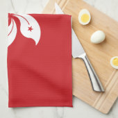 Vlag van Hongkong Theedoek (Quarter Fold)