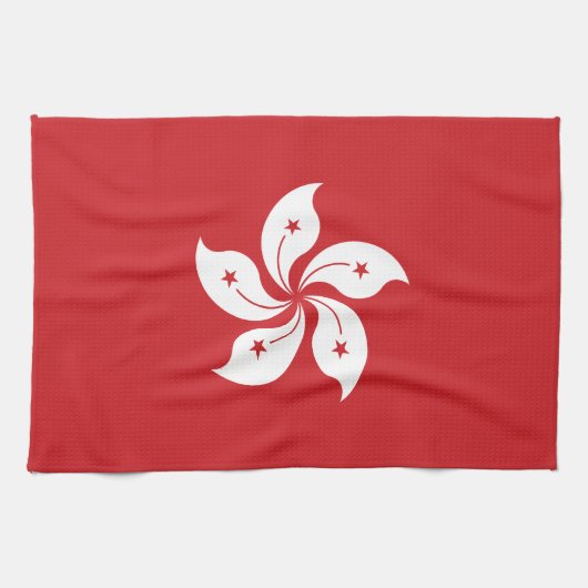 Vlag van Hongkong Theedoek (Horizontaal)