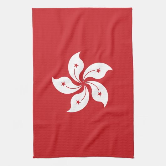 Vlag van Hongkong Theedoek (Verticaal)