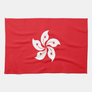 vlag van Hongkong Theedoek