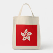 vlag van Hongkong Tote Bag (Achterkant)