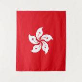 vlag van Hongkong Wandkleed (Voorkant)