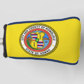 Vlag van Honolulu, Hawai’i Golfheadcover (Voorkant)