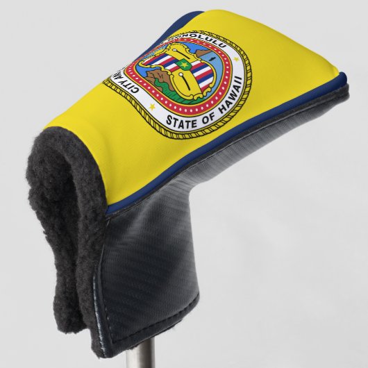 Vlag van Honolulu, Hawai’i Golfheadcover (3/4 voorkant)