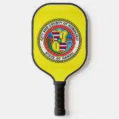 Vlag van Honolulu, Hawai’i Pickleball Paddle (Voorkant)