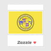 Vlag van Honolulu, Hawaii_(1969-1981, 1985-1994) Sticker (Vel)