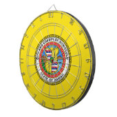 Vlag van Honolulu (Hawaii) Dartbord (Voorkant Rechts)