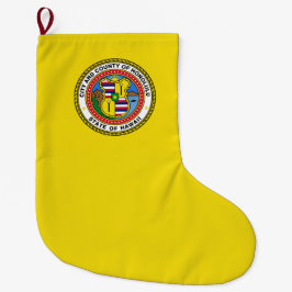 Vlag van Honolulu (Hawaii) Grote Kerstsok