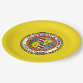 Vlag van Honolulu (Hawaii) Papieren Bordje (Gekanteld)