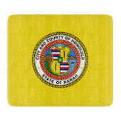 Vlag van Honolulu (Hawaii) Snijplank (Voorkant)