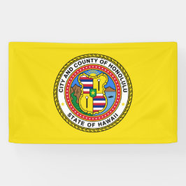 Vlag van Honolulu (Hawaii) Spandoek