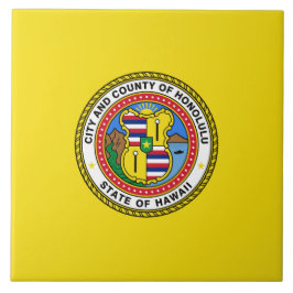 Vlag van Honolulu (Hawaii) Tegeltje