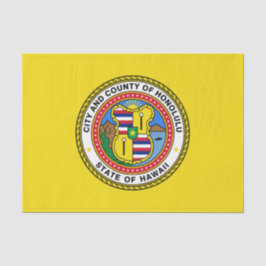 Vlag van Honolulu (Hawaii) Tissuepapier