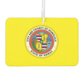 vlag van Honolulu Luchtverfrisser (Achterkant)
