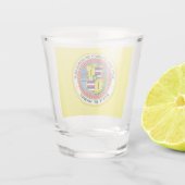 vlag van Honolulu Shot Glas (Achterkant)
