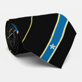 vlag van Houston stripes Stropdas (Opgerold)