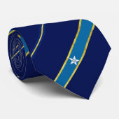 vlag van Houston stripes Stropdas (Opgerold)