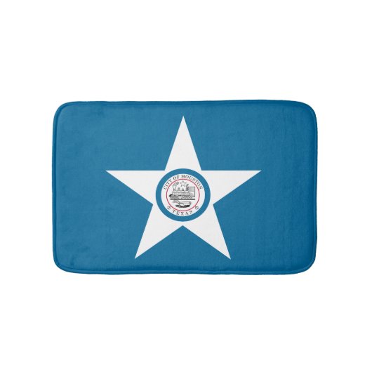 Vlag van Houston, Texas Bath Mat (Voorkant)