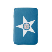 Vlag van Houston, Texas Bath Mat (Voorkant Verticaal)