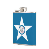 Vlag van Houston, Texas Hip Flask Heupfles (Links)