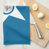 Vlag van Houston, Texas Kitchen Towel Theedoek (Quarter Fold)
