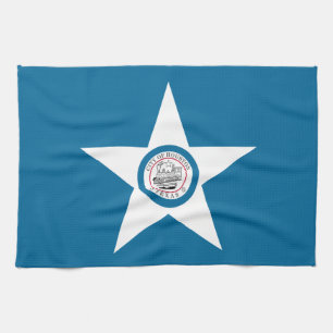 Vlag van Houston, Texas Kitchen Towel Theedoek