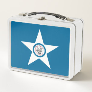 Vlag van Houston, Texas Metal Lunch Box