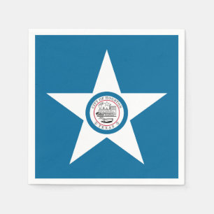 Vlag van Houston, Texas Napkins Servet