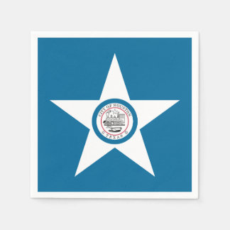 Vlag van Houston, Texas Napkins Servet
