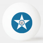 Vlag van Houston, Texas Ping Pong Ball (Voorkant)