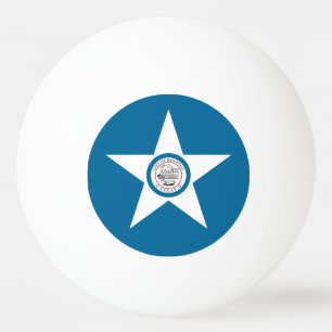Vlag van Houston, Texas Ping Pong Ball