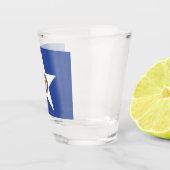 Vlag van Houston (Texas) Shot Glas (Rechts)