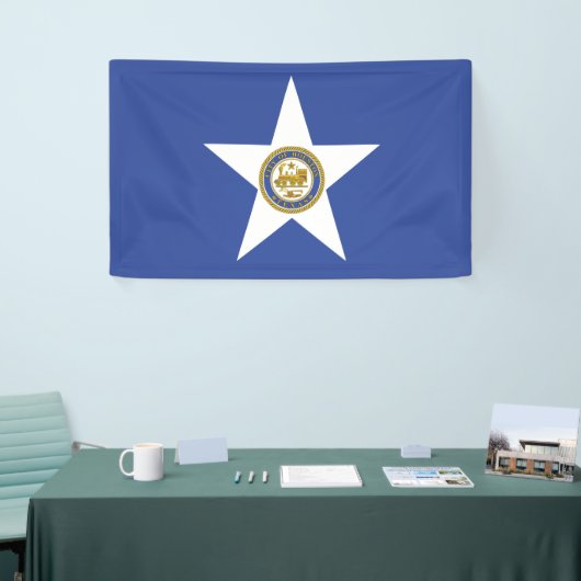 Vlag van Houston (Texas) Spandoek (Beurs)