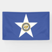 Vlag van Houston (Texas) Spandoek (Horizontaal)