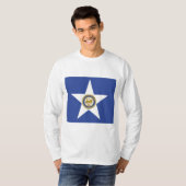 Vlag van Houston (Texas) T-shirt (Voorkant volledig)