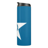 Vlag van Houston, Texas Thermal Tumbler Thermosbeker (Geroteerd rechts)